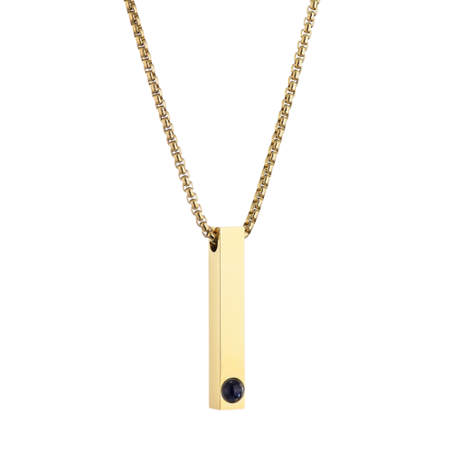 שרשרת לגבר עם תמונה מוצפנת וחריטה אישית