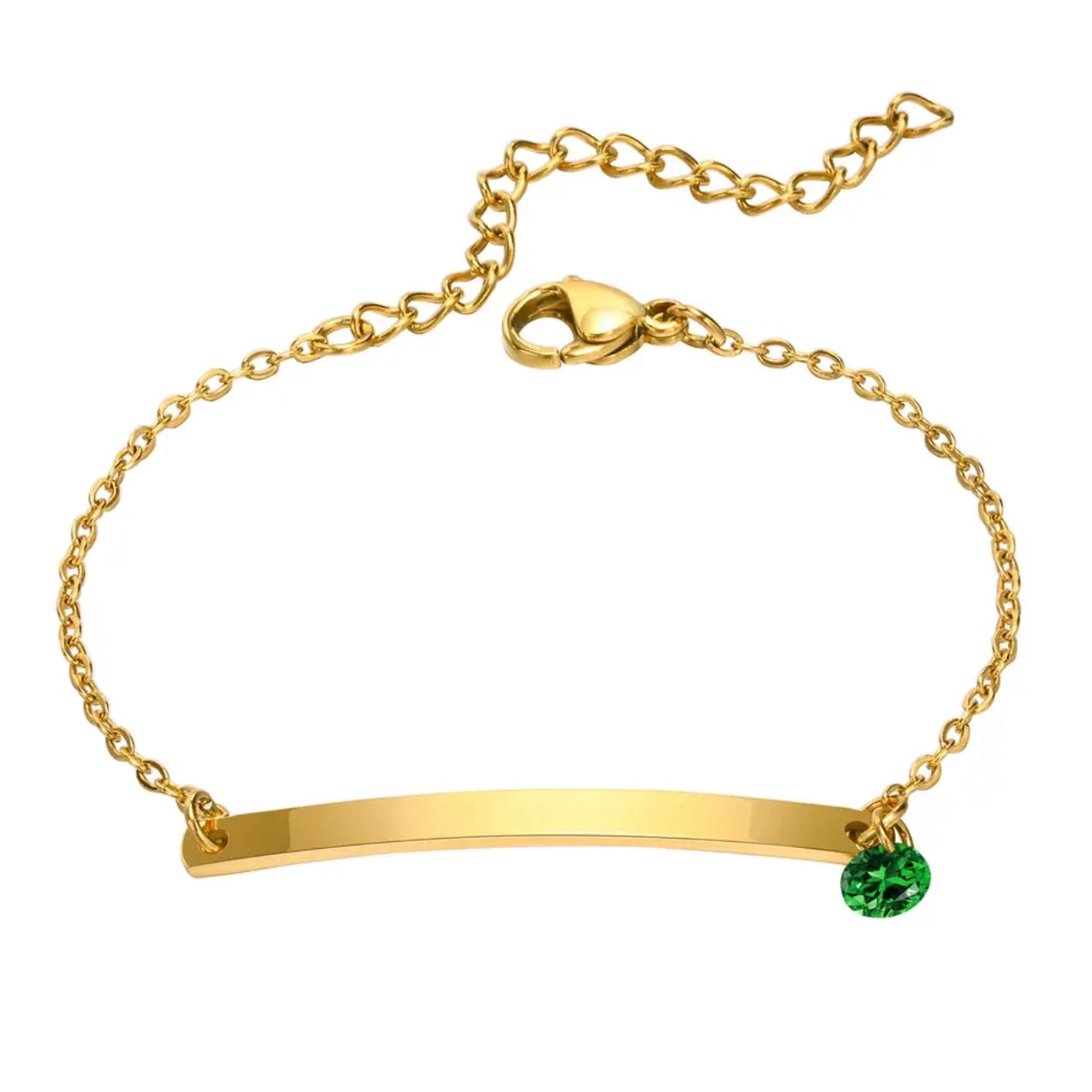 צמידי אבן לידה עם חריטה אישית