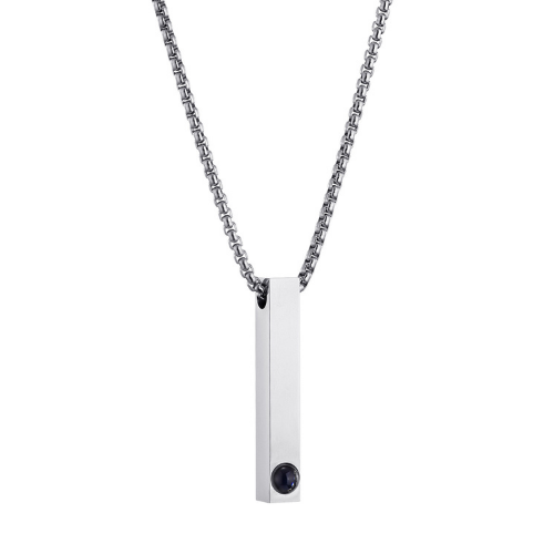 שרשרת לגבר עם תמונה מוצפנת וחריטה אישית