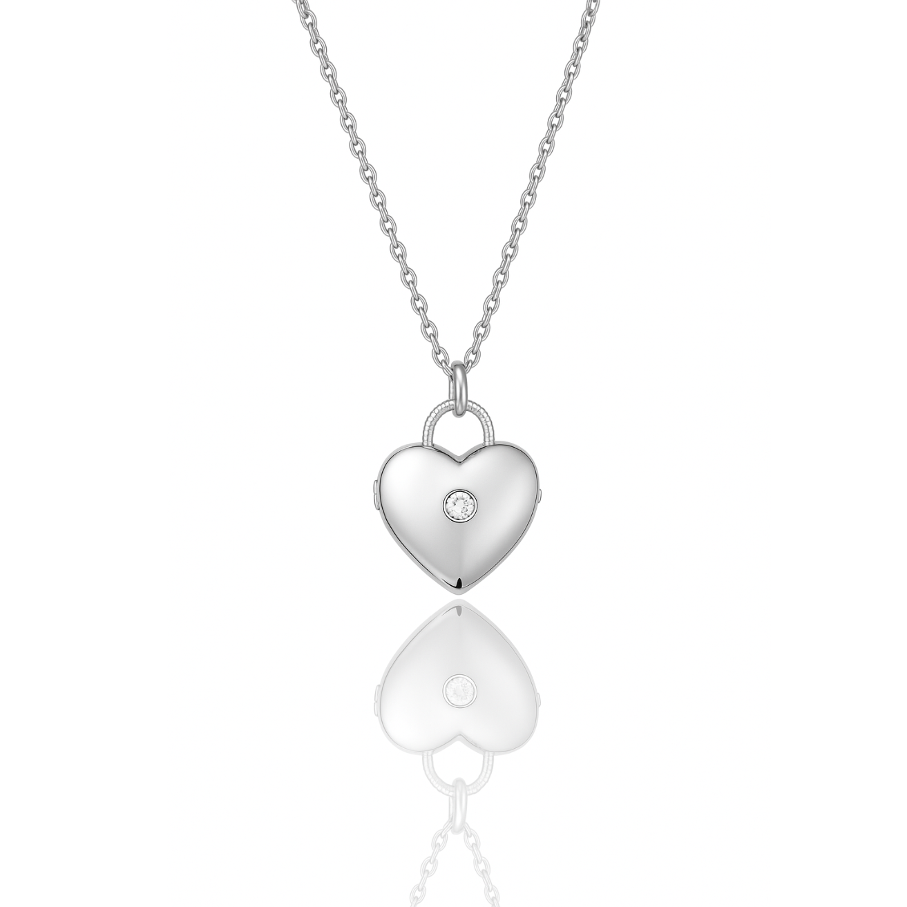 שרשרת לב לאישה עם תמונה נסתרת