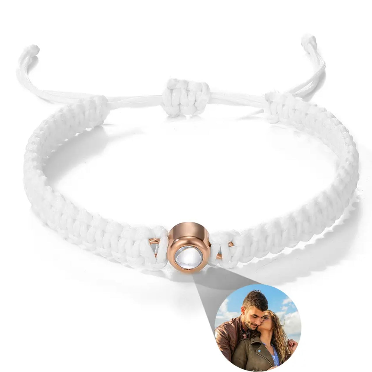 צמיד קשירה מיוחדת עם תמונה מוצפנת