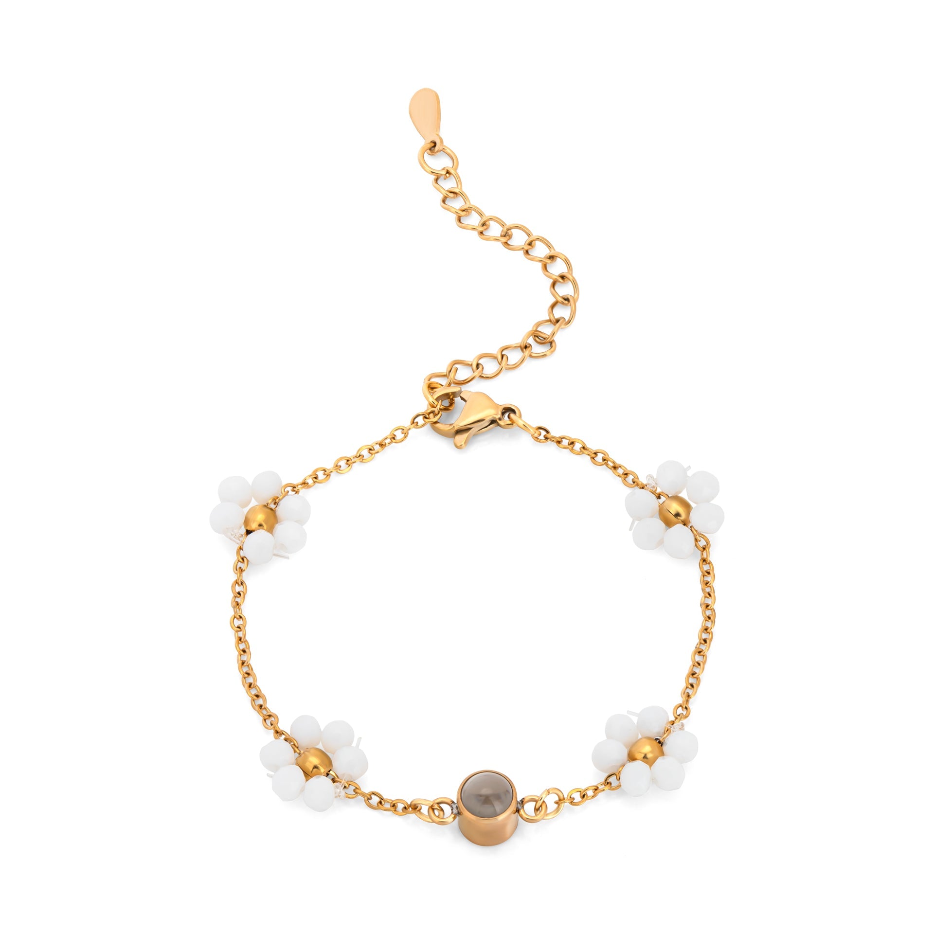 צמידי פרחים עם תמונה מוצפנת