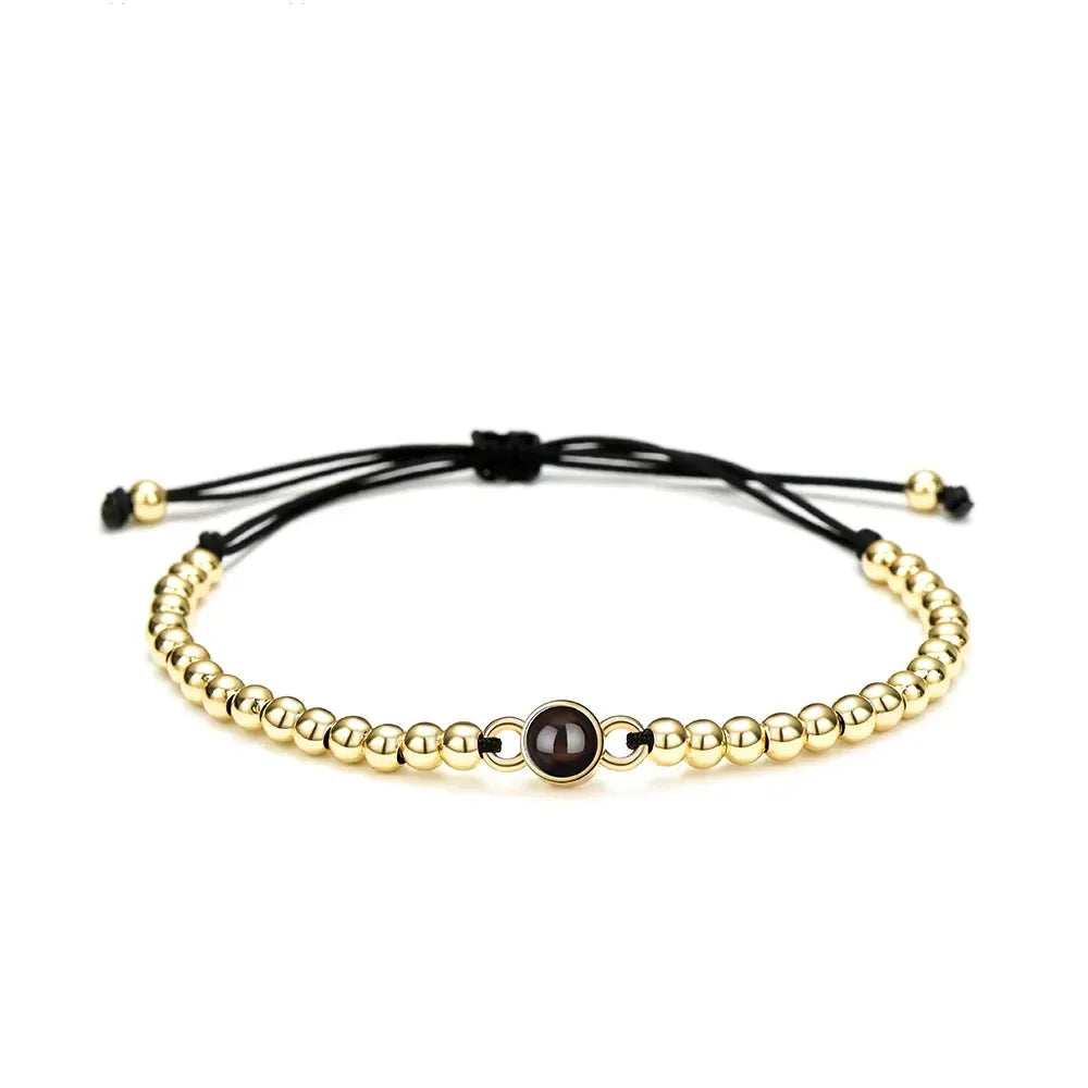 צמיד כדורים עם תמונה מוצפנת