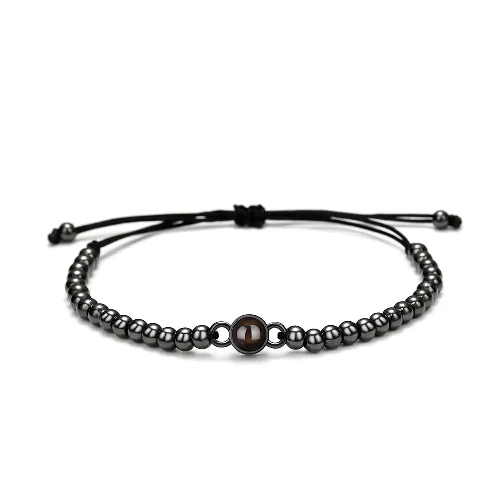 צמיד כדורים עם תמונה מוצפנת