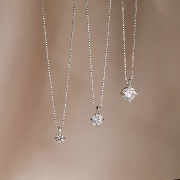 שרשרת אבן לאישה כסף