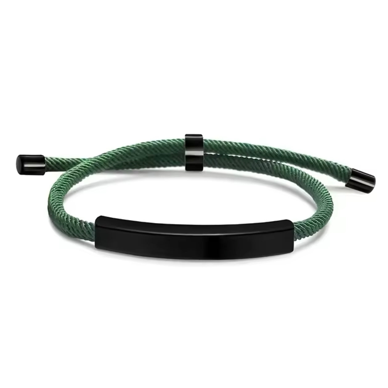 צמיד חוט ארי עם חריטה אישית