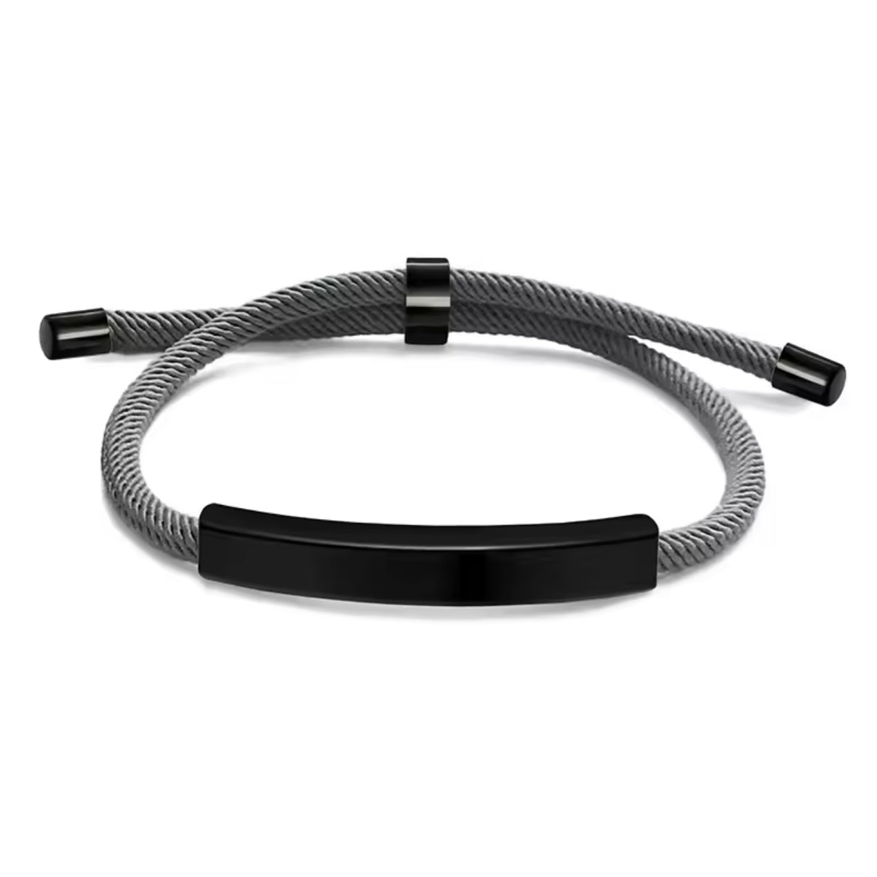 צמיד חוט ארי עם חריטה אישית