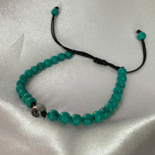 צמיד חרוזים מיוחד עם תמונה מוצפנת