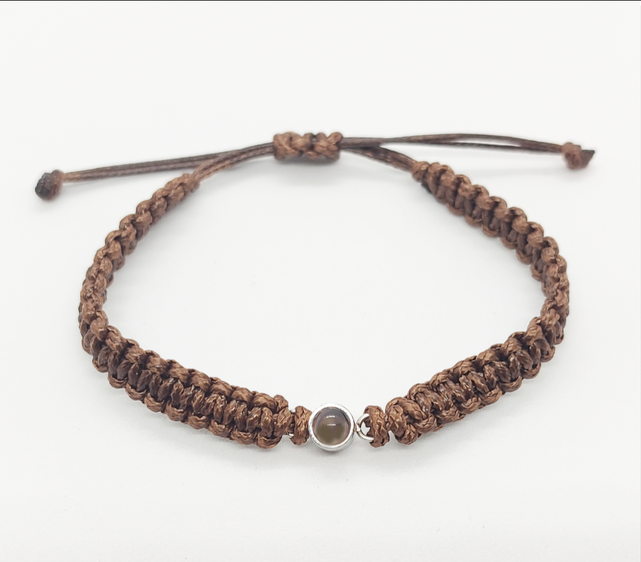 צמיד קשירה מיוחדת עם תמונה מוצפנת