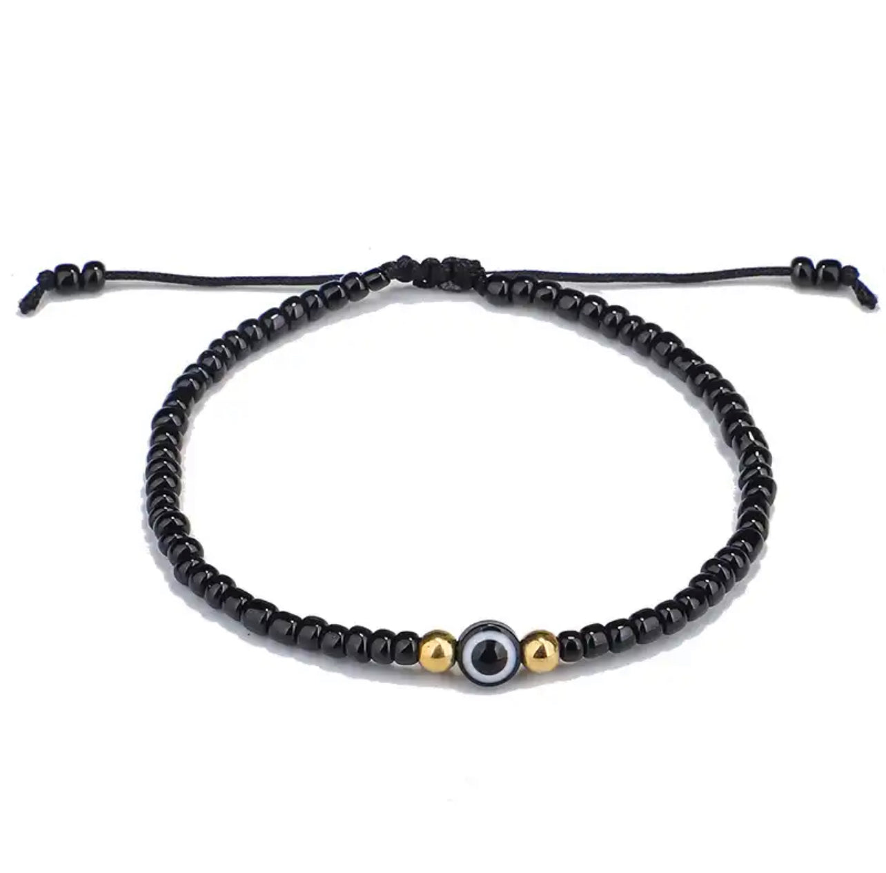 ⁨צמיד אבנים צבעוניות עם תמונה מוצפנת ⁩