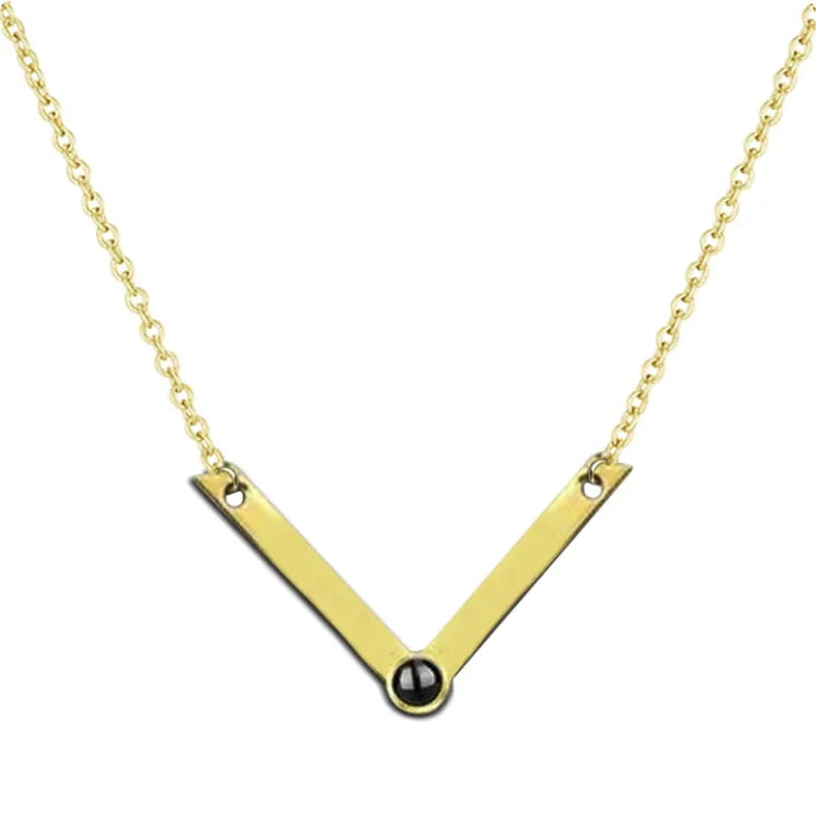 שרשרת יסמין עם חריטה אישית ותמונה מוצפנת