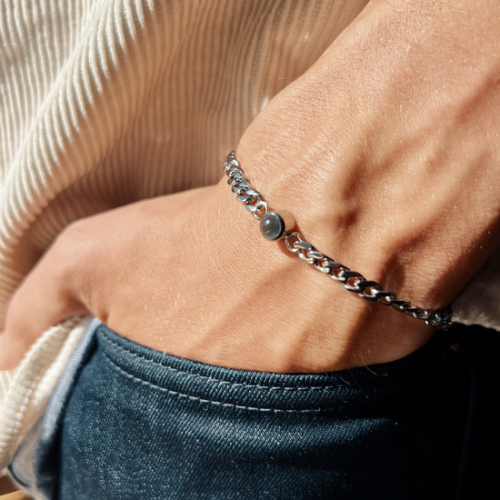 צמידים זוגיים עם תמונה מוצפנת