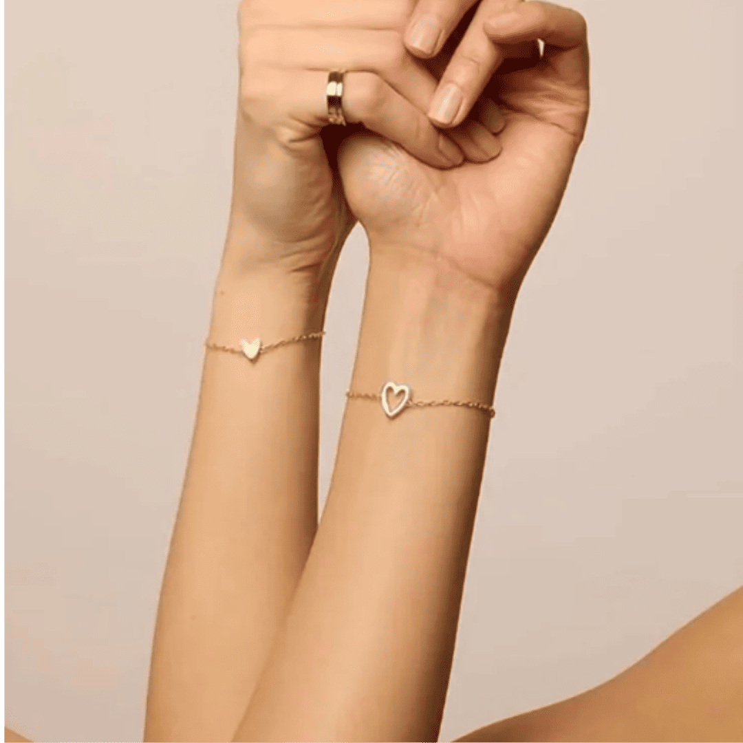 Sivan – שני צמידים, לב אחד (סט 2 צמידים)