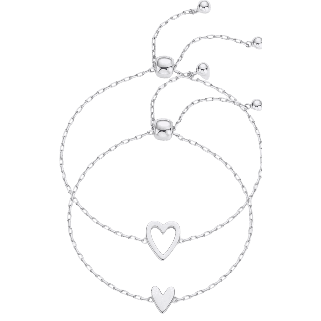 Sivan – שני צמידים, לב אחד (סט 2 צמידים)